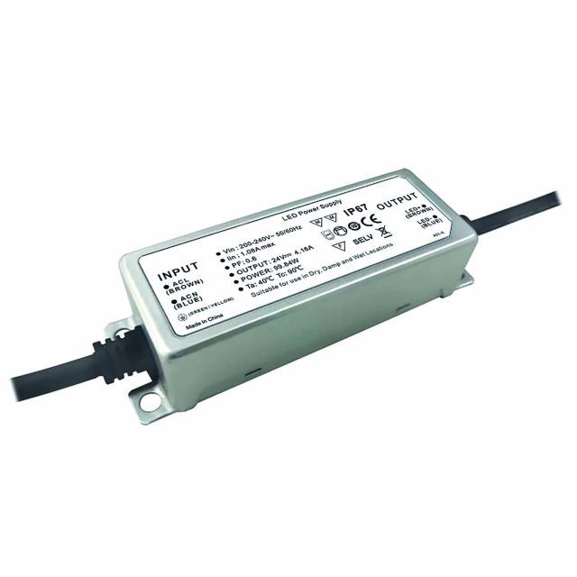 LED Trafo 24V/DC, 0-100W, IP66, Powersync