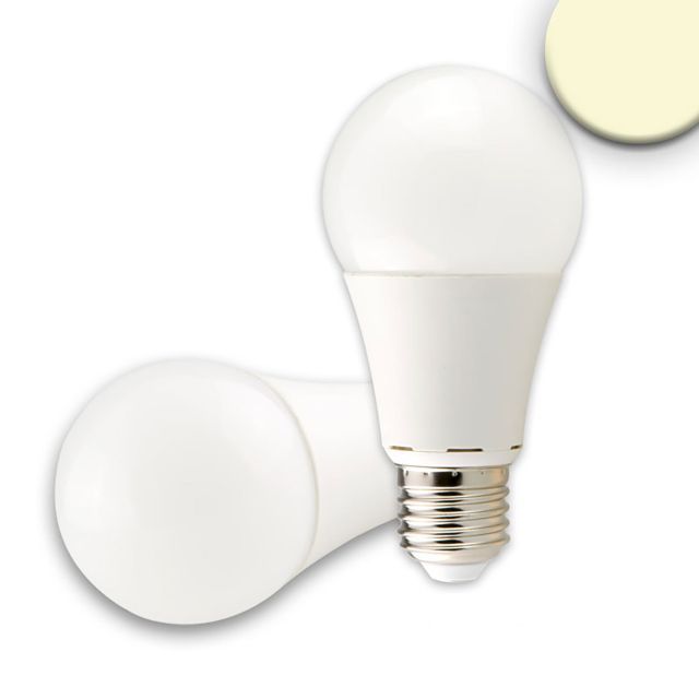 E27 LED 9W G60, 270°, white, warm white