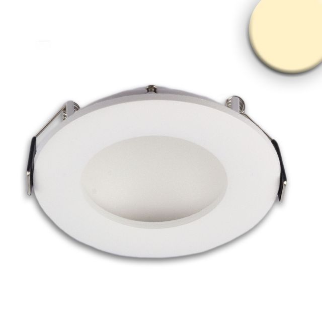 Downlight LED LUNA 8W, lumière indirecte, blanc, blanc chaud, dimmable