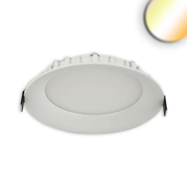 Downlight LED, 15W, ultraplat, ColorSwitch 2600|3100|4000K, dimmable