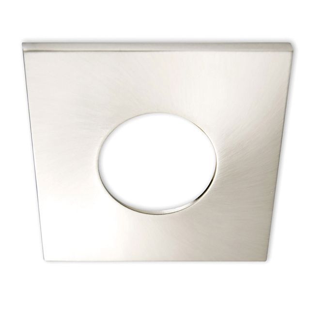 Cover Aluminium eckig nickel gebürstet für Einbaustrahler Sys-68