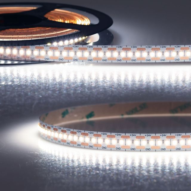 LED CRI965 Linéaire10 Ruban, 24V DC, 10W, IP20, 6500K, rouleau de 5m, 240 LED/m