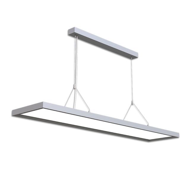 LED Office Pro pendulum light Up+Down, 20+40W, silver, UGR