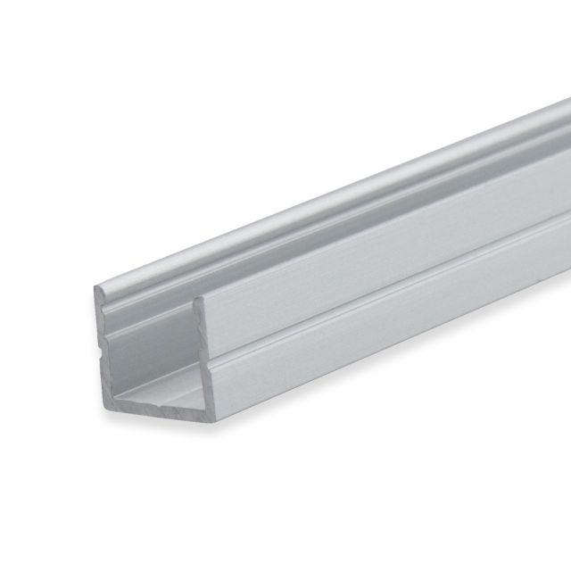 Profilé en applique LED SURF8 aluminium anodisé, 200 cm