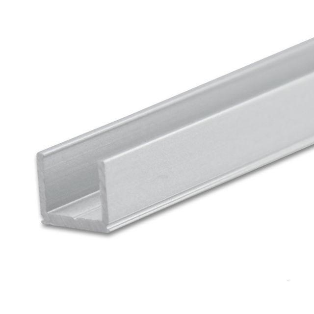 Profilé en applique LED SURF6 aluminium anodisé, 200 cm