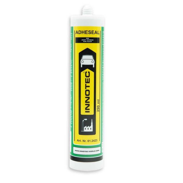 Adheseal waterproof adhesive/sealing compound, black, 290 ml cartridge
