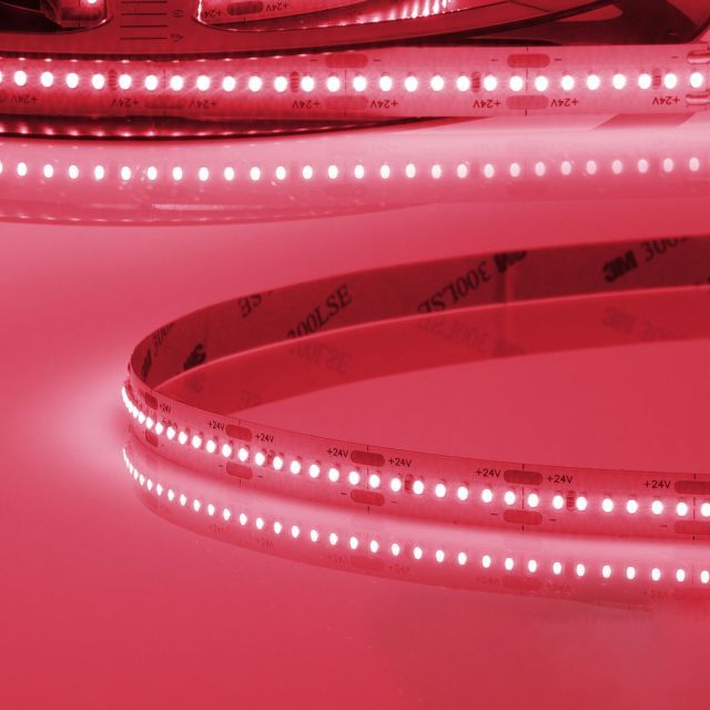 LED CRI9P Linear10 flex stripe, 24V DC, 15W, IP20, pink, 5m roll, 280 LED/m