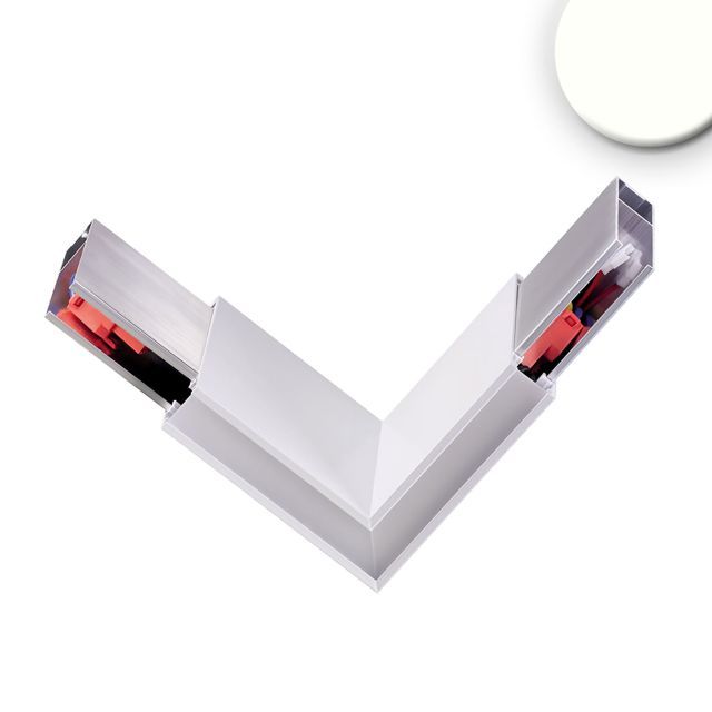 Connettore angolare prismatico 90° per lampada a sospensione Linear Up+Down 3W bianco, bianco neutro
