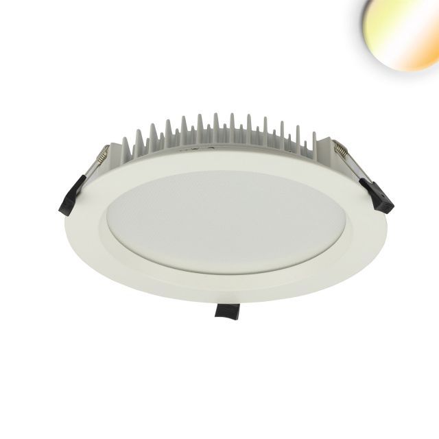 LED Downlight blendungsreduziert, 35W, rund, DN228, CRI90, Switch 3000|3500|4000K, dimmbar