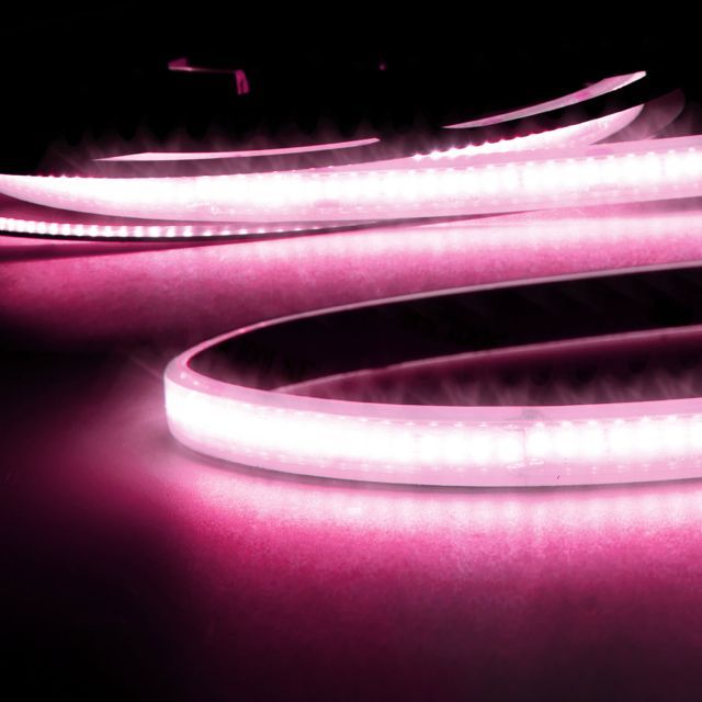 LED AQUA CRI9P Linear 48V Flexband, 8W, IP68, pink, 30m Rolle, 240 LED/m