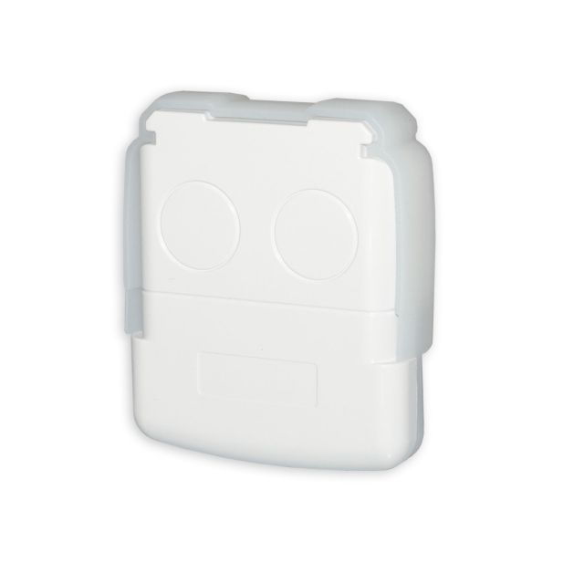 FastFix LED linear system IP54 end cap, white