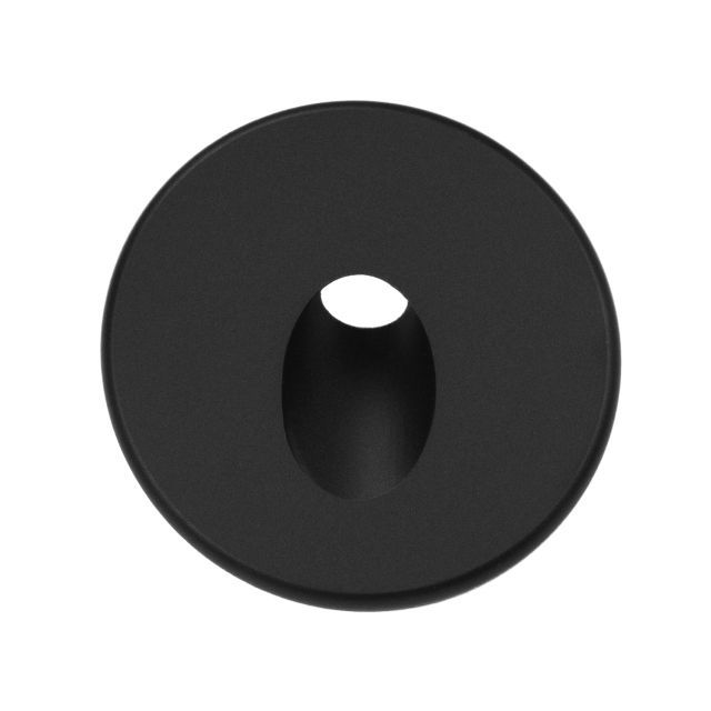 Collerette aluminium rond 1 noir pour Sys-Wall68