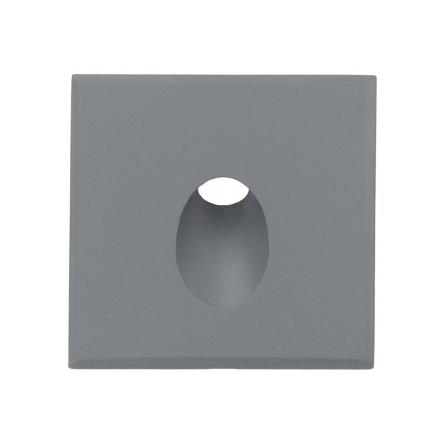 Collerette aluminium carré 1 gris foncé pour Sys-Wall68