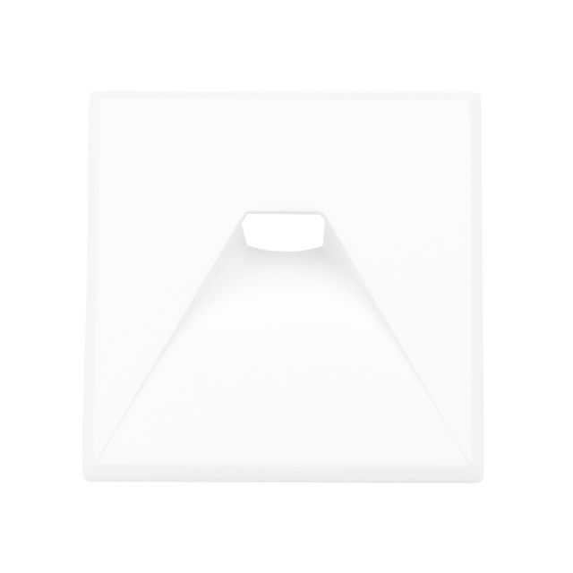 Collerette aluminium carré 2 blanc pour Sys-Wall68