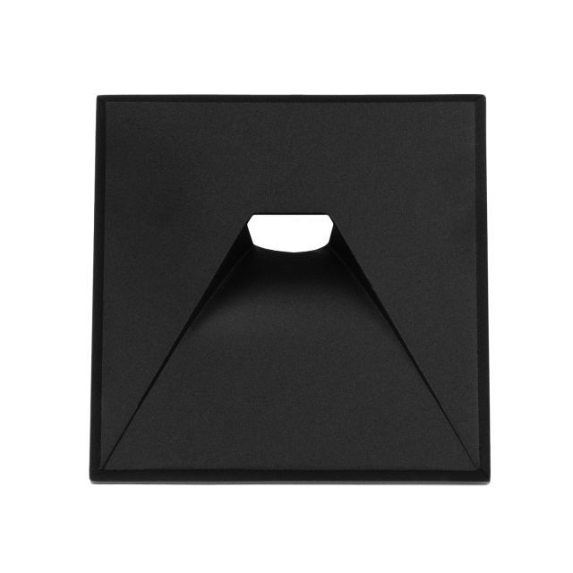 Collerette aluminium carré 2 noir pour Sys-Wall68
