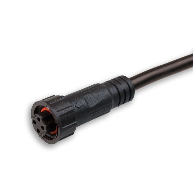 Câble de connexion 30cm avec douille femelle IP67, 4 pôles 0,5mm² V2.0