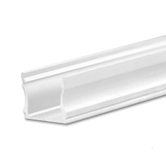 LED Aufbauprofil PURE12 S Aluminium weiß RAL9010, 200cm