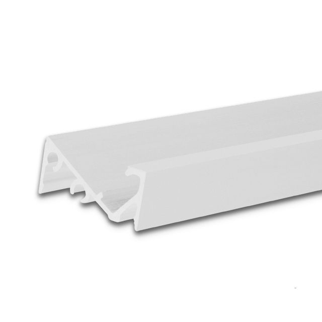 Profilé en applique LED FURNIT6 S aluminium blanc RAL 9003, 200cm