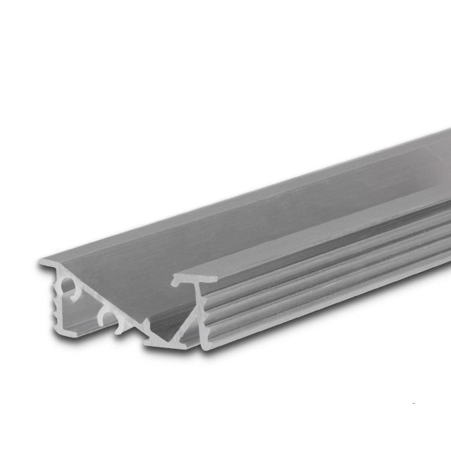 Profilo d'installazione LED FURNIT6 D alluminio anodizzato, 200cm