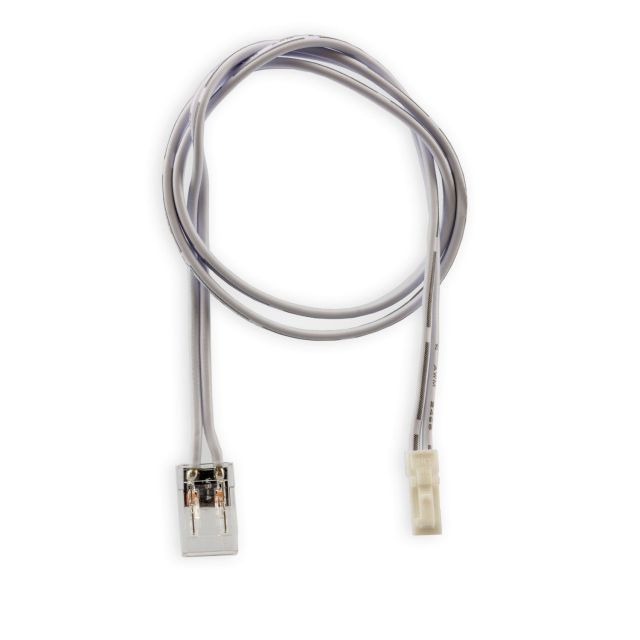MiniAMP male-Stecker zu Kontakt-Kabelanschluss (max. 3A) K2-28 für 2-pol IP20 Stripes mit Breite 8mm