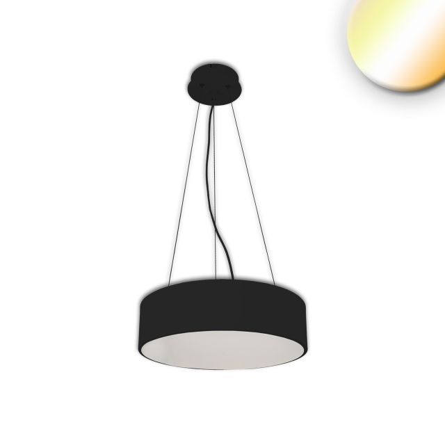 LED pendant lamp, DN600, black, 52W, ColorSwitch 3000|3500|4000K, dimmable