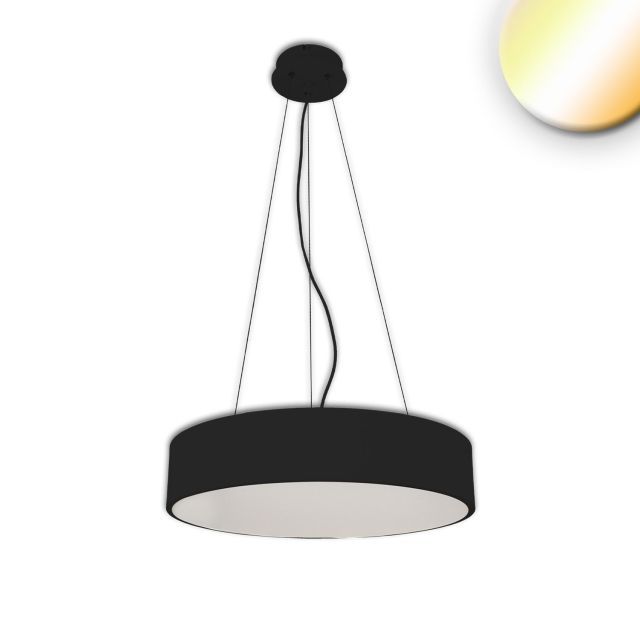 LED pendant lamp, DN800, black, 105W, ColorSwitch 3000|3500|4000K, dimmable