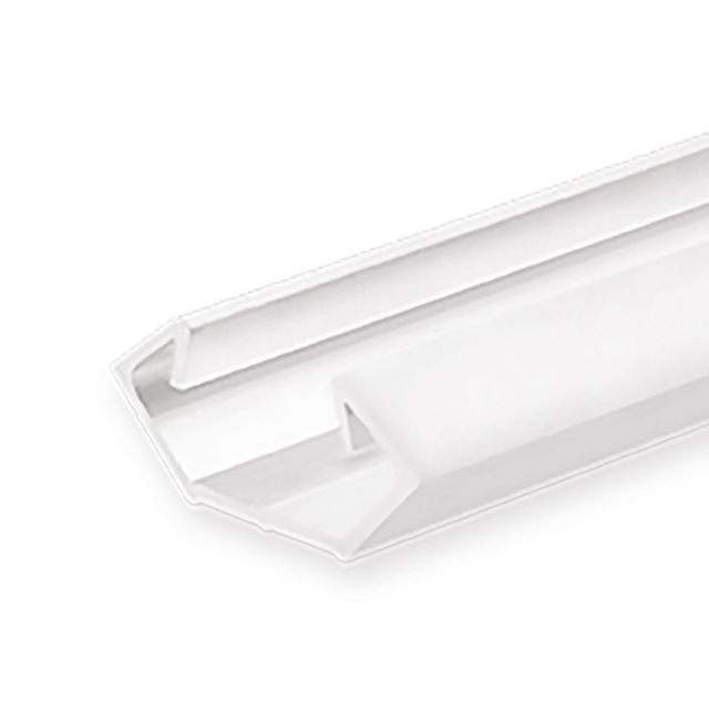 LED Eckprofil CORNER11n Aluminium weiß RAL9010, 200cm