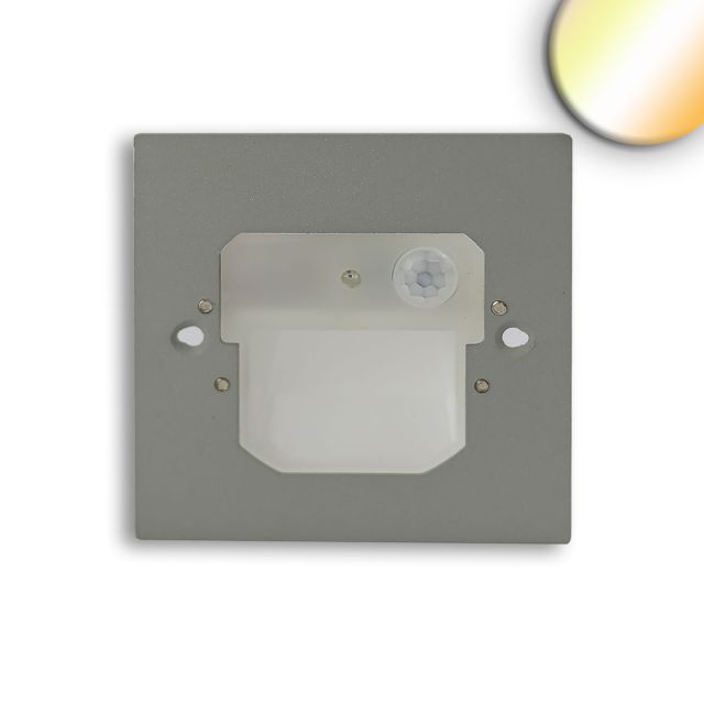 LED Wandeinbauleuchte Sys-Wall68 230V, mit PIR Sensor, 2W, ColorSwitch 3000|4000|6000K, exkl.Cover