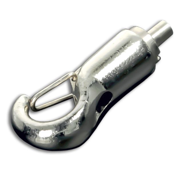 Gancio porta fune metallica con gancio di sicurezza per fune metallica in acciaio da 1,2-1,5 mm