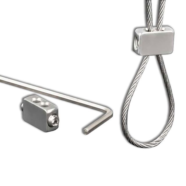 Pince de câble connecteur de câble pour câble métallique 1-2 mm