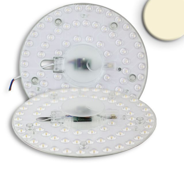Modulo di conversione LED 230 mm, 24 W, con magnete fisso, bianco caldo