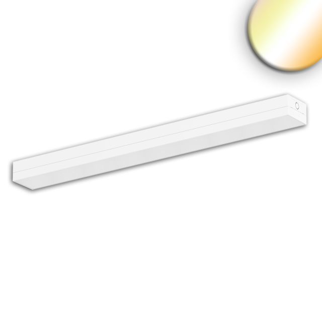 LED Langfeldleuchte blendreduziert, weiß, 120cm, 38W, ColorSwitch 3000|4000|5700K, dimmbar