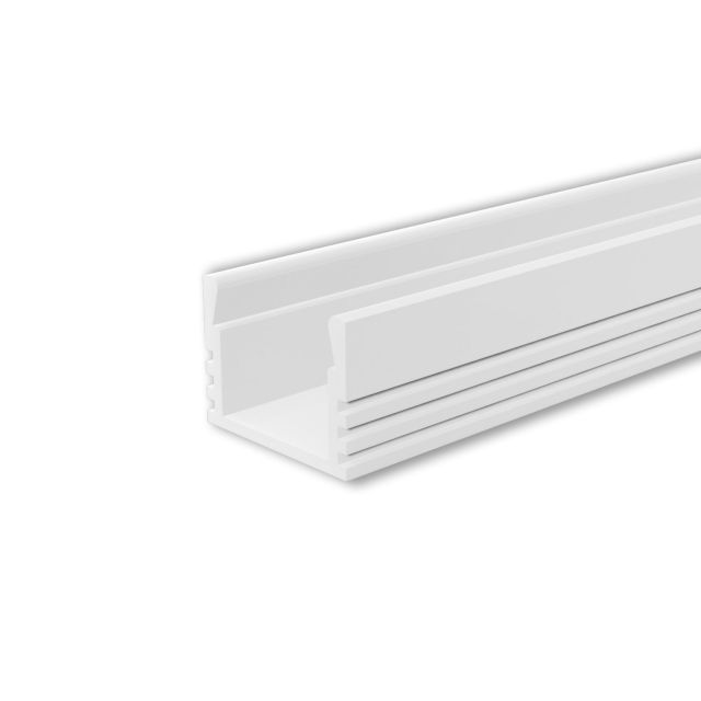 Profilé de montage LED MAXI-AB V2, blanc RAL9010 L: 200cm