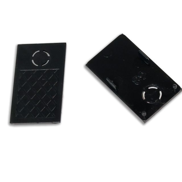 Track48 embout de finition pour rail apparent, noir, 2 pièces