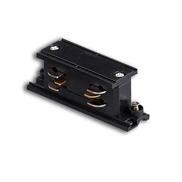 3-PH DALI track linear connector, current-carrying, black