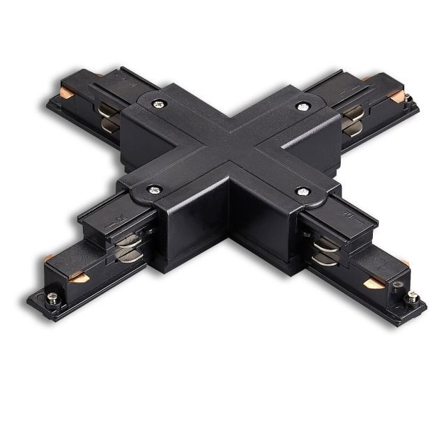 3-PH DALI X-connector for surface mounted rail, black