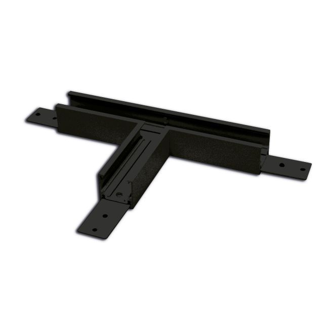 Track48 T-Schiene horizontal für Aufbauschiene flat, schwarz, nicht stromführend