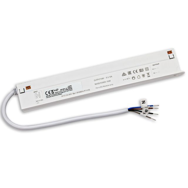 Track48 Trasformatore Inline bianco, 150W, 48V DC