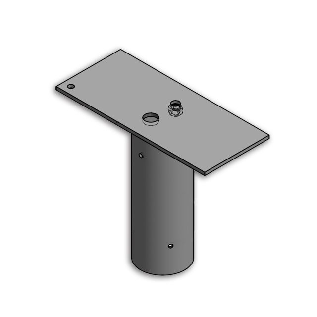 Crossbar with spigot size 76mm for 1 floodlight