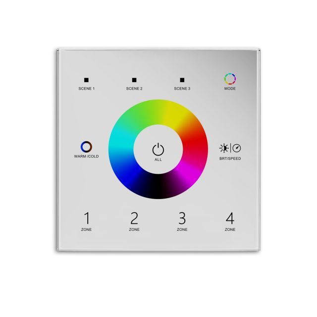 Sys-Pro RGB+dynamic white 4-zone remote control with 3 scene memories