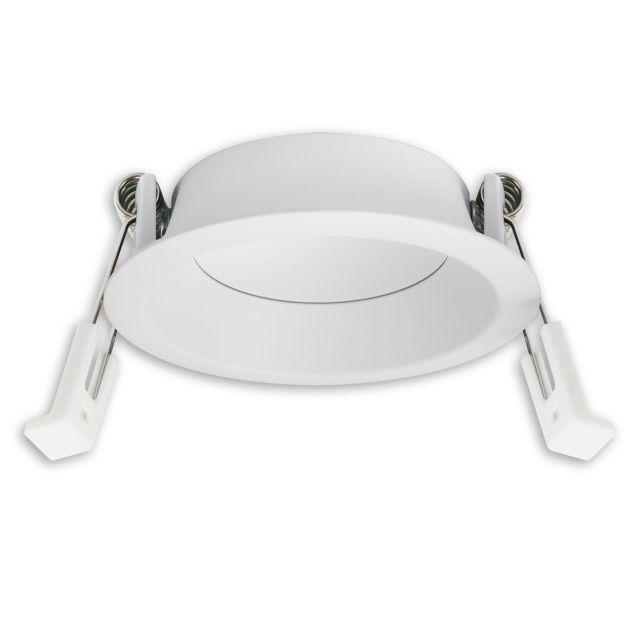 Installation frame for recessed spotlight Back68 & LED module SYS-GU10, swiveling, white matt