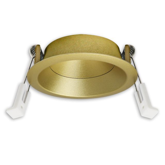 Installation frame for recessed spotlight Back68 & LED module SYS-GU10, swiveling, gold