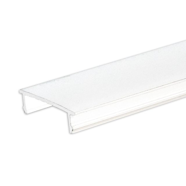 Cover protettiva bianco per binario Track48 per cartongesso, da incasso e da superficie (H50), 300cm