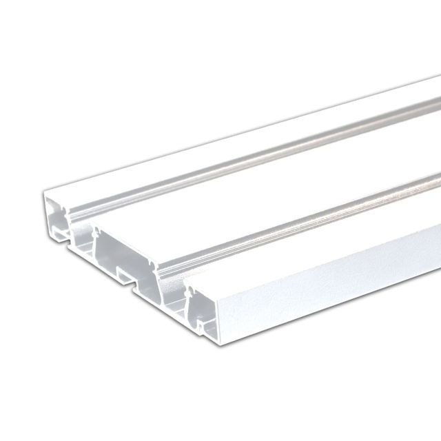 Curtain profile Curtain10 DOUBLE, white RAL9010, 200cm