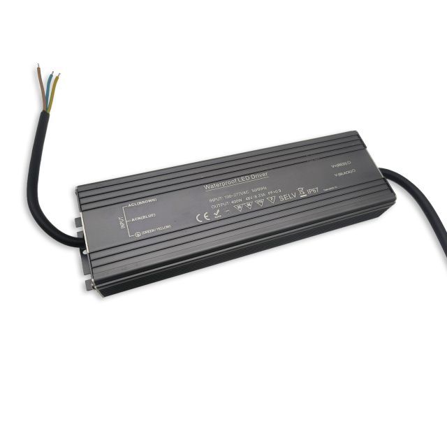 Trasformatore LED 48V/DC, 400W, compatto, IP67, SELV