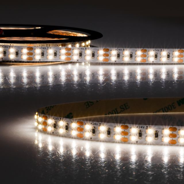 Strip LED CRI919/940 CCT, 24V, 20W|20W, IP20, 500cm, 480 LED/m