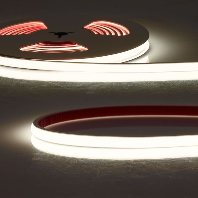 LED FC930 24V Flextube 10W, IP66, 3000K, rouleau de 5 m, 240 LED/m, MiniAmp, MiniCut