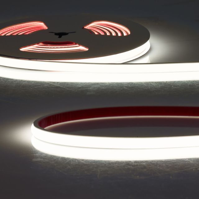 LED FC940 24V Flextube 10W, IP66, 4000K, rouleau de 1,2 m, 240 LED/m, MiniAmp, MiniCut