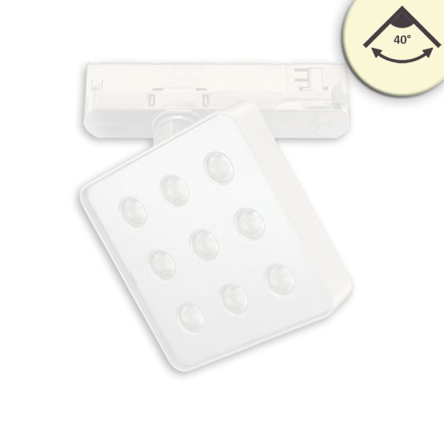 3-PH Track light MATRIX, 20W, 40°, white, 4000K, UGR