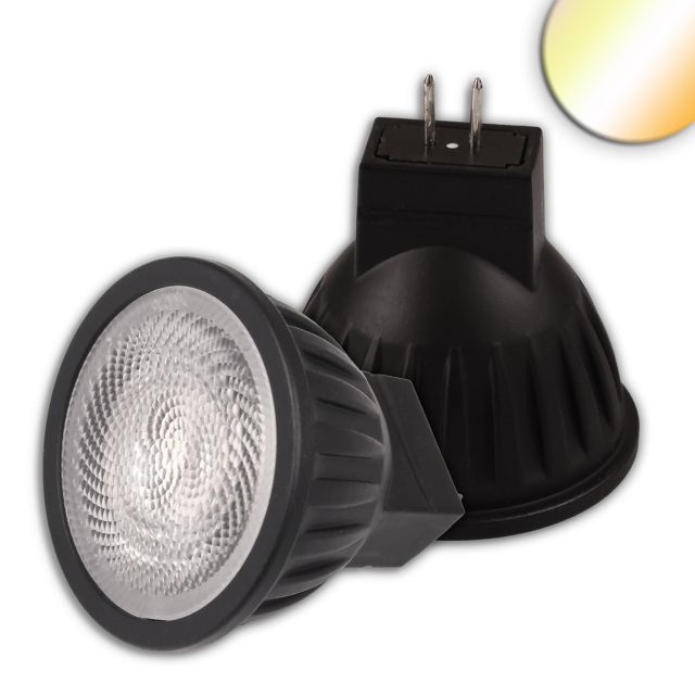 MR11 12V LED Sunset 3.5W, 38°, CRI90, 2200-3000K dim-to-warm